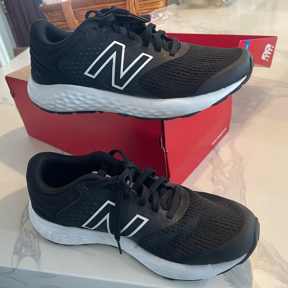 New Balance Black and White Sneakers